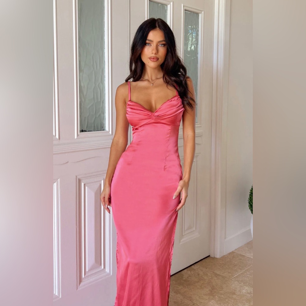 Satin Maxi Dress